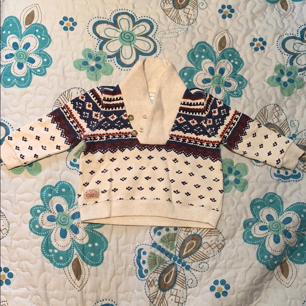 Ralph Lauren Pattern rugby tee.